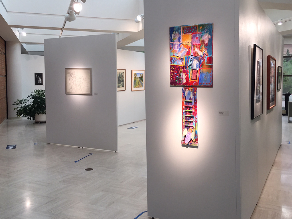 Looking south featuring work (L-R) Gustafson, Penchansky, Quint, Rozier, Painter-Jones, Coates, Thayer, Hazard